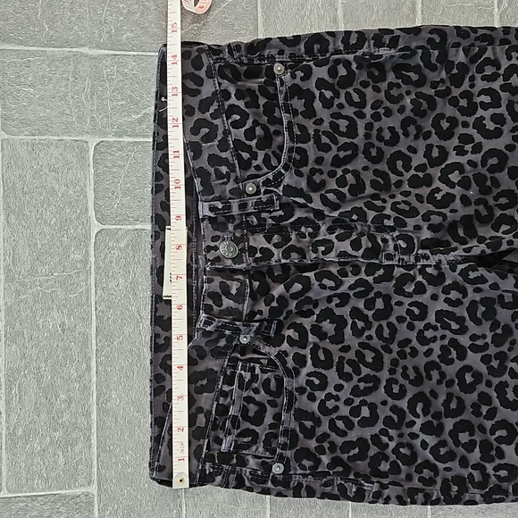 NWOT! Madewell 9" Mid-Rise Skinny Jeans Flocked Leopard Edition Size 26 Waist - Picture 9 of 11